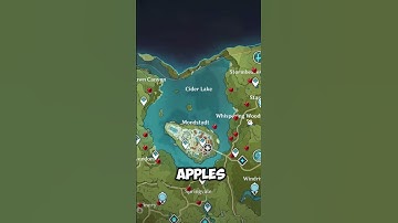 The adventure Map is so cool  #genshinimpact