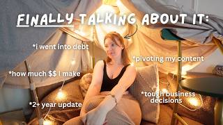 I quit my 9-5 job to be a *full-time YouTuber* (debt, money, strategy...& brutal honesty)