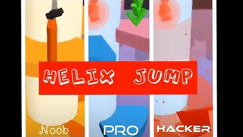 HELIX JUMP NOOB vs PRO vs HACKER