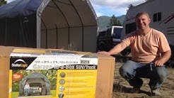 ShelterLogic Garage in a Box Review - Portable RV Garage & Carport