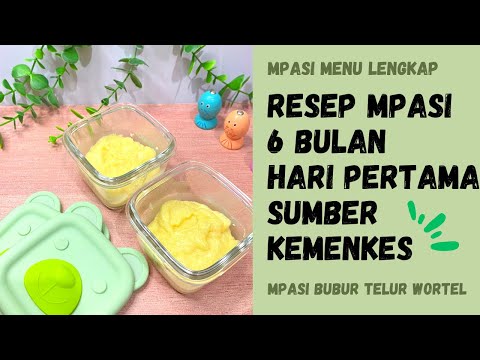 Menu Makanan Pertama Bayi Usia 6 Bulan