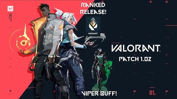 Valorant Patch 1.02 | Ranked Release | Agent Changes | Map Changes
