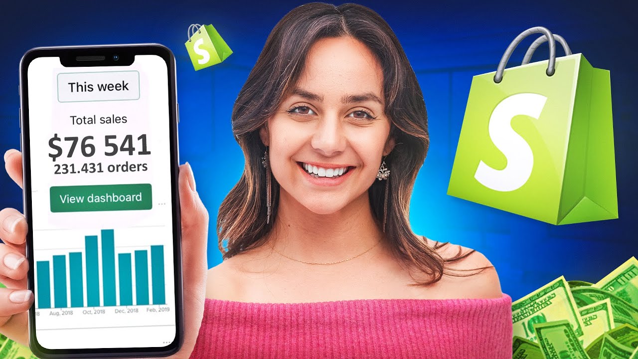 Shopify Cell Phone How to Build a Shopify Store Using Only Your PHONE - YouTube