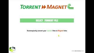 FREE CONVERTING TORRENT FILE TO MAGNET FILE EASILY