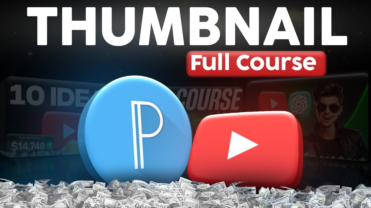 Thumbnail Full Course 2026 - How to Make Thumbnail in Pixellab