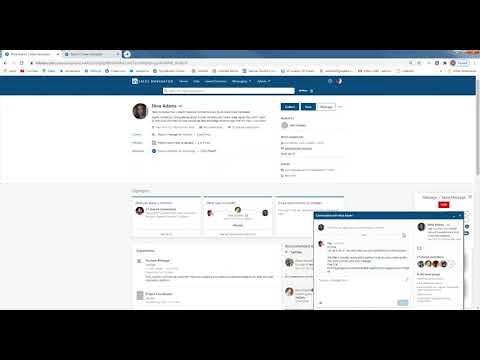 LinkedIn Automation Messages - Send Messages