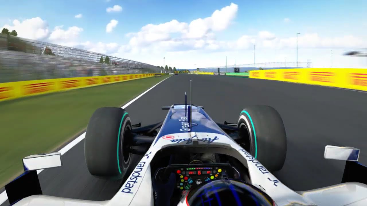 Rubens Barrichello Williams FW32 | F1 2010 Hungary | Assetto Corsa | Onboard