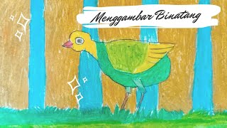 Menggambar Binatang Berkaki Dua (2)