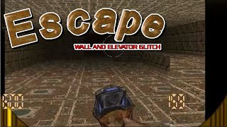 Escape 3D (PC) Gameplay - Invisible Wall And Elevator Glitch