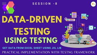 Read data from excel file .xls using JXL Lib | Data-Driven | Get data from Excel Sheet #testng #JXL Profile