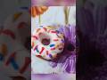🍩 Easy way to make Donut air dry clay #donut #airdryclayideas #ytshorts #ytviral #kidscraftidea #diy
