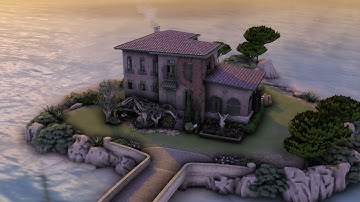 Isola Carina | The Sims 4 Mediterranean Speed Build | CC links + Tray Files