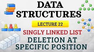 Deletion at Specific Position in Singly Linked List 🔥 | Algorithm | Data structure #dsa #linkedlist