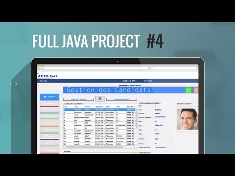 Projet Java#4:Part 2: Créer & Désigne Jframe Login avec photoshop, netbeans