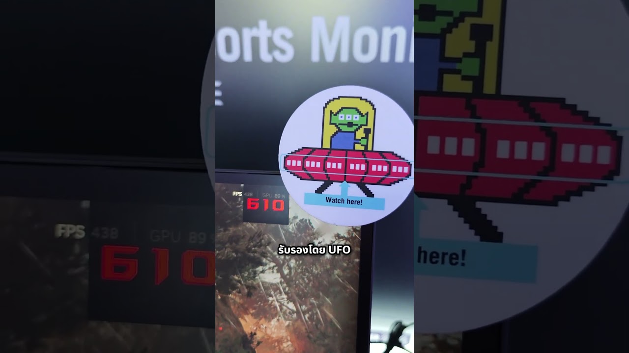 โคตรโหด !! จอเกมมิ่ง 610Hz ลื่นตาแตก #computex #computex2025 #Asus