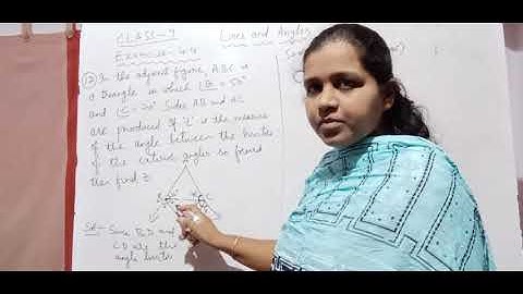 9th Maths lines and angles  exercise 4.4;Problem 12