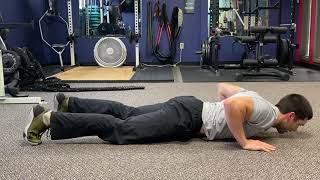 Pushup to Child’s Pose Hover