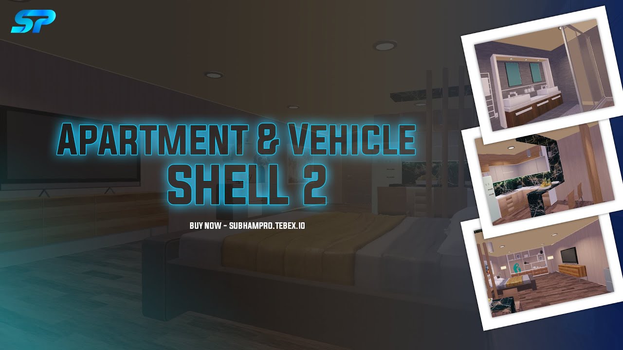 Luxury Apartment & Vehicle Shell | Optimized shell 02  