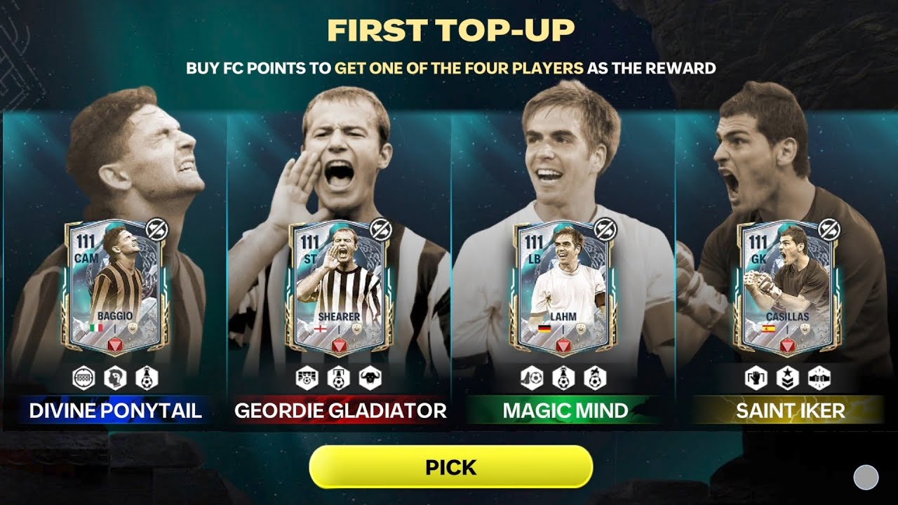 FC Mobile 25 | First Top-Up Free Icon Reward 🔥