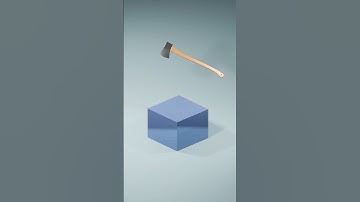 crazy Cube  vs  blender simulation #blender3d #asmr #fun #viralshorts