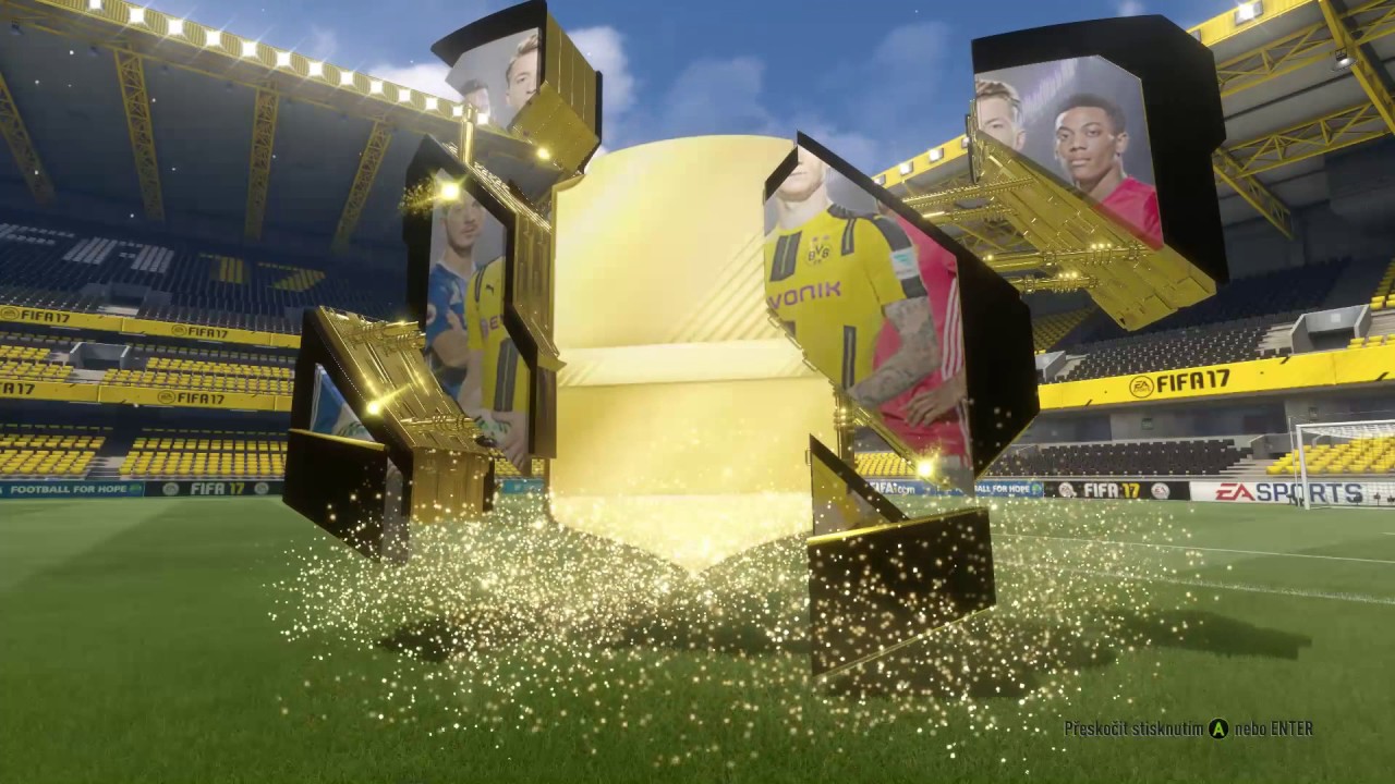 FIFA 17 - pack opening - Gold 1 rewards from weekend league