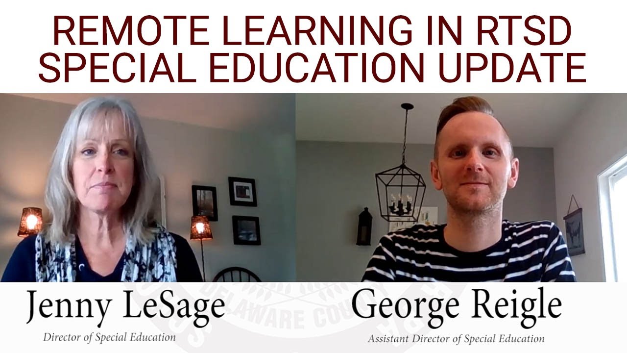 Remote Learning in RTSD: Update from Special Education