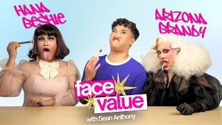 FACE VALUE EP 4: ‘No Mirror‘ Makeup Challenge with Arizona Brandy & Hana Beshie  | Sean Anthony