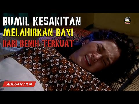 Bumil kesakitan Melahirkan dari benih terkuat-Adegan film Sinetron Melahirkan