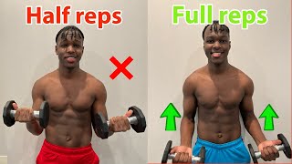 We Tested how Partial vs Full Range Can affect muscle GROWTH in 7 Days