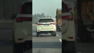 danger riding Toyota car #unstoppable