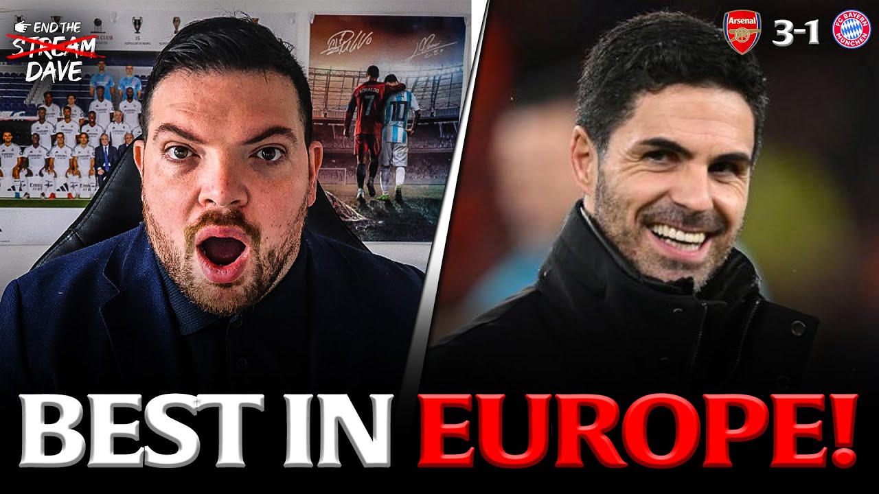 ARSENAL ARE THE BEST IN EUROPE! MADRID ARE NOT ON THEIR LEVEL | Arsenal 3-1 Bayern Munich REACTION