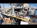Vintage & Antique Thrifting at a Flea Market in French Countryside ❘ Haul　# 14
