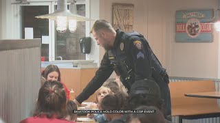 Skiatook Police Hold 'Color With A Cop' Event Skiatook Police Hold 'Color With A Cop' Event