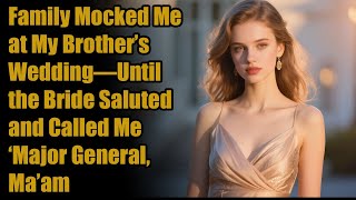 Family Mocked Me at My Brother’s Wedding—Until the Bride Saluted and Called Me ‘Major General, Ma'am