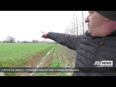 FURTI IN VIA TIEPOLO, I CITTADINI SI ORGANIZZANO IN RONDE | 02/03/2024
