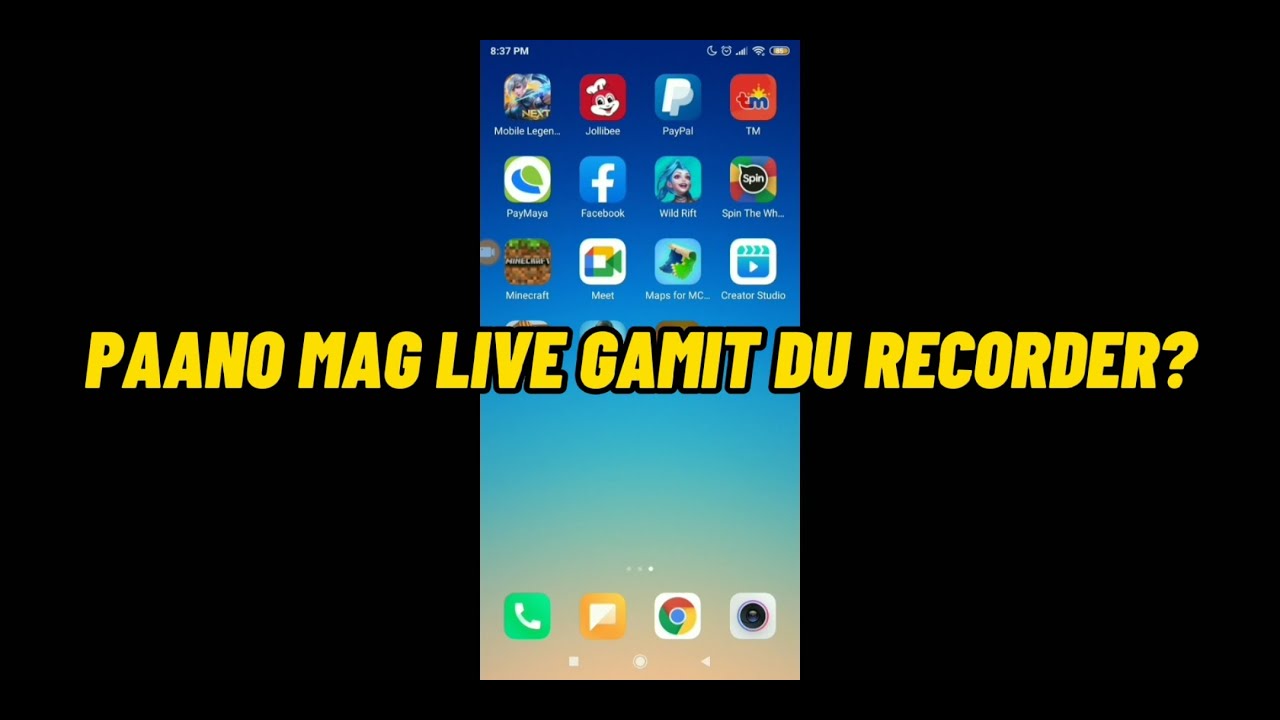 PAANO MAG LIVE SA DU RECORDER VIA RTMP?