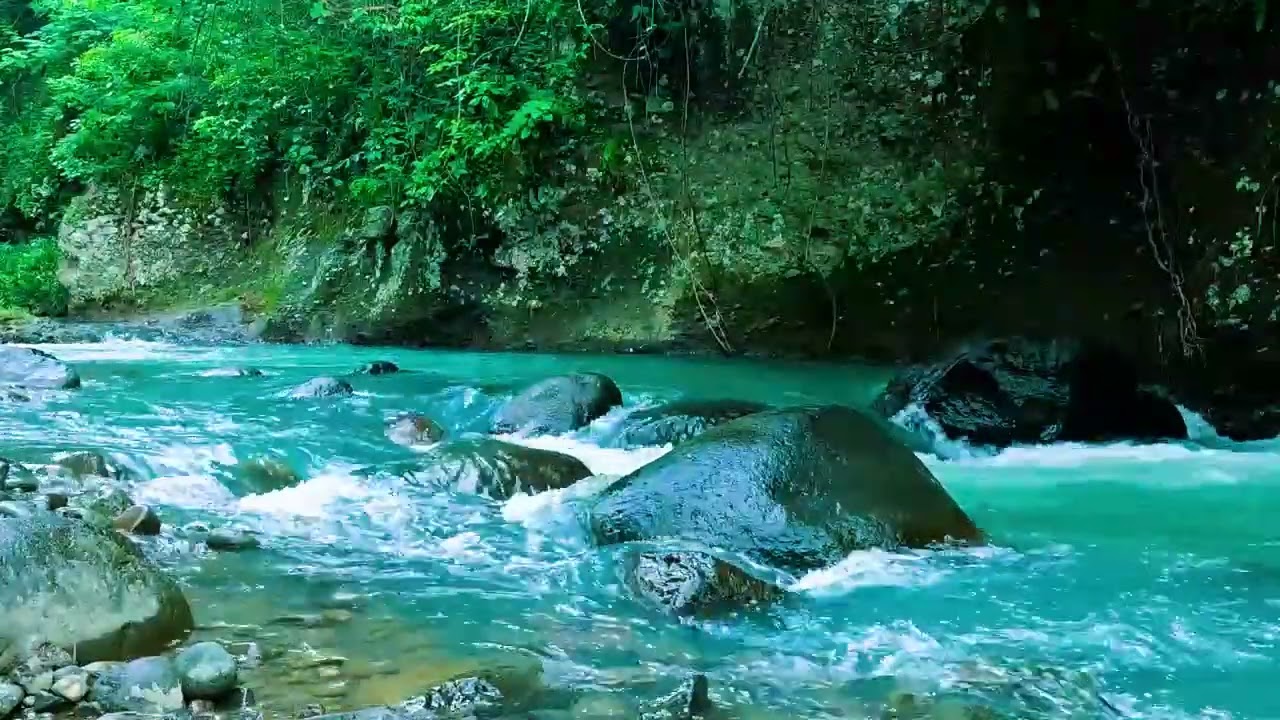 Sleep Meditation With Water Sounds 💦 Calming Music Water For sleep running water ASMR sleep