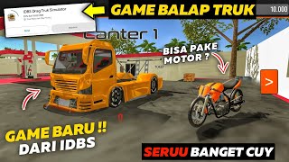 Seruu !! RILIS GAME BALAP DRAG TRUCK SIMULATOR DARI IDBS 😱 screenshot 4