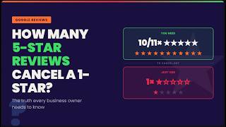 How many 5 star reviews to cancel a 1 star on google Net Worth