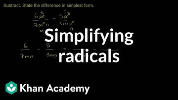 Simplifying first for subtracting rational expressions | Algebra II | Khan Academy