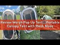 Review Werph Pop Up Tent,Portable Canopy Tent with Mesh Mosquito Net, Screen House Room Canopy Shade