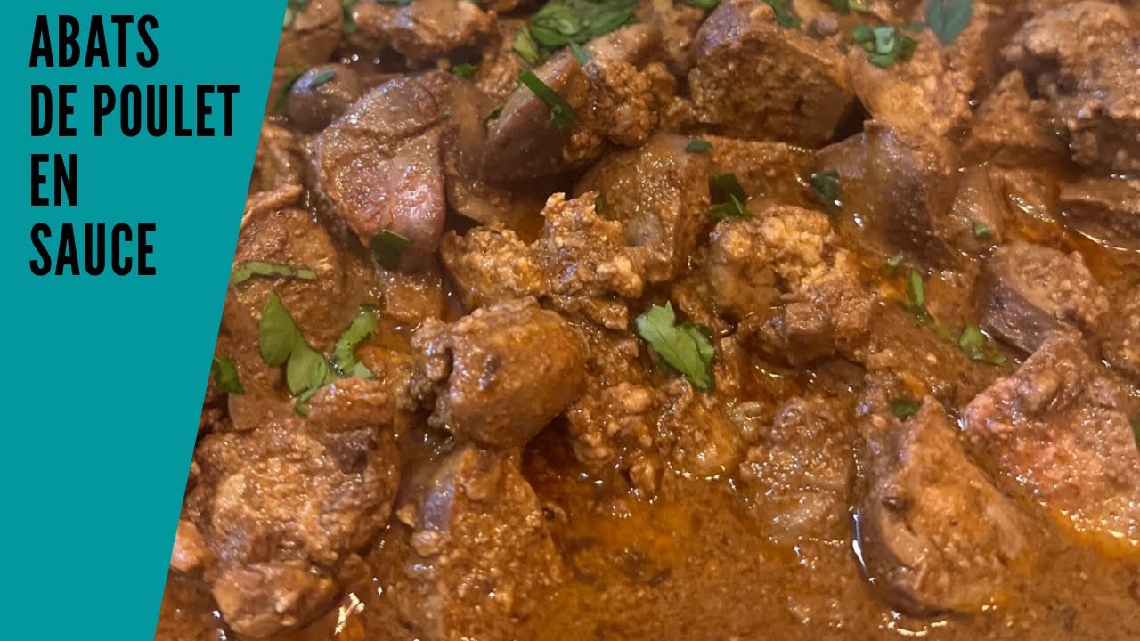 Abats de poulet en sauce Kebda Mchermlaكبدة دجاج مشرملة بنة و لا أروع