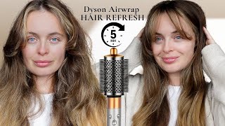 How I Refresh My Frizzy Hair, Using The Dyson Airwrap
