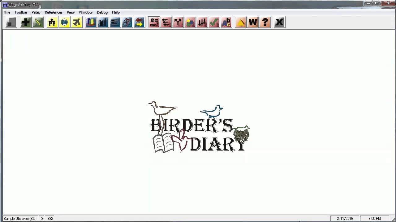 Birder's Diary How-To import Sightings from BirdLog - Short Version