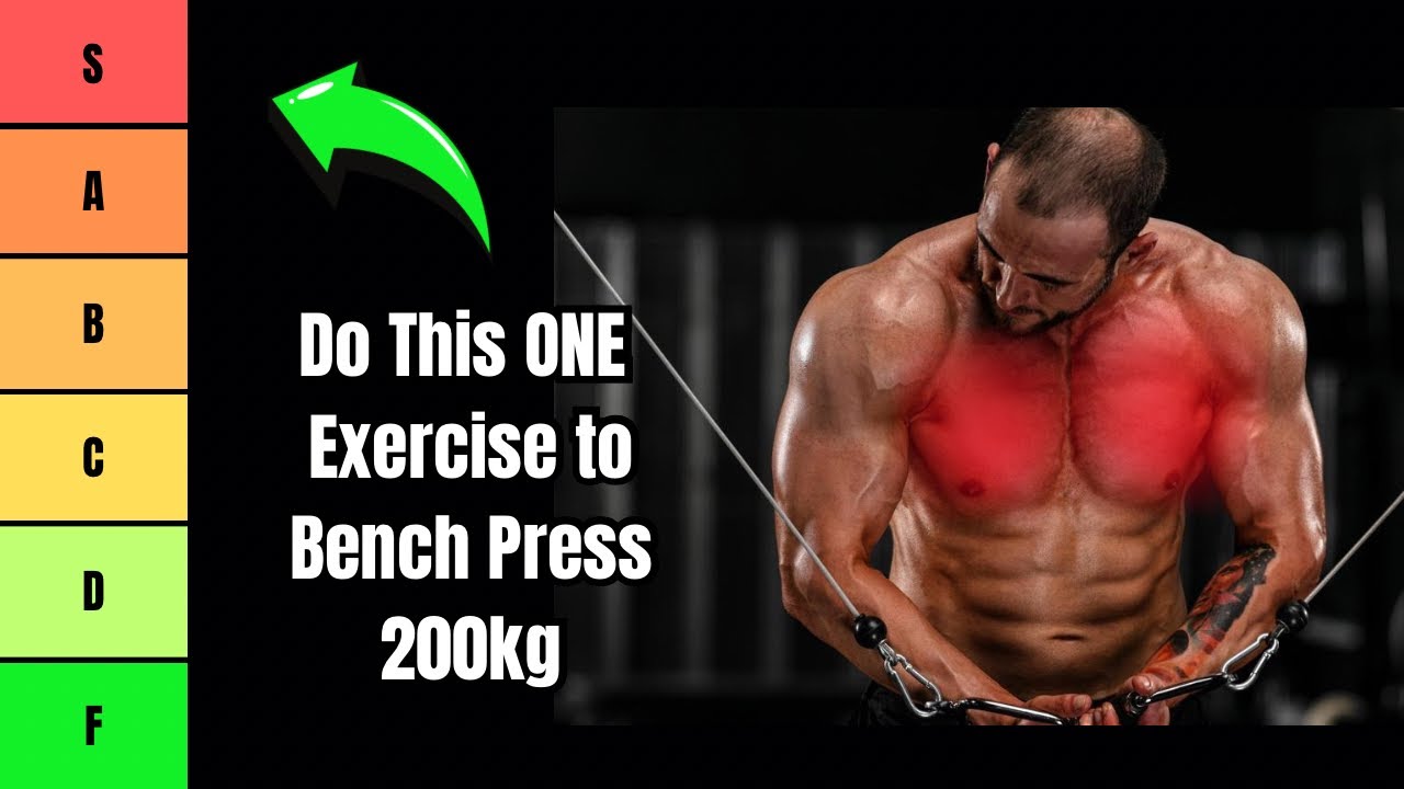 How To Build a 200kg Bench Press (Exercise Tier List)