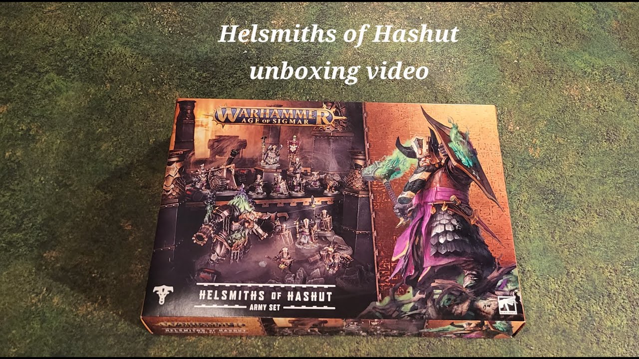 Warhammer: AoS: Helsmiths of Hashut Army Set unboxing video