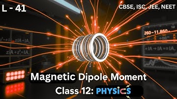 Magnetic Dipole Moment of Current Loop | Dipole Moment | Class 12 Physics CBSE/ISC/JEE/NEET L- 41