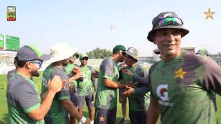 Pakistan Test Player Asif Afridi Receives His Debut Cap From Shaheen Shah Afridi
