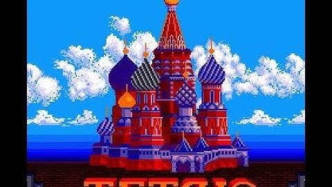 Tetris arcade game by Atari