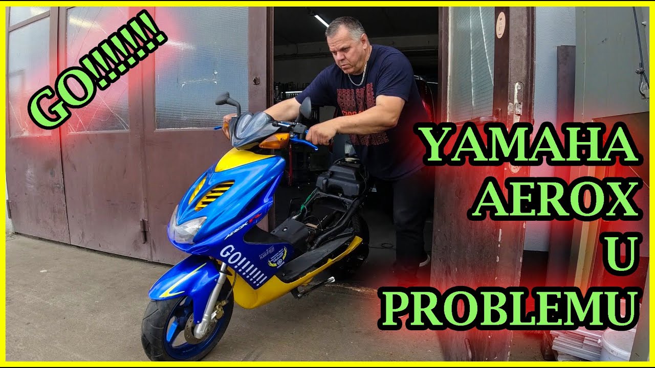YAMAHA Aerox (1) na sredivanju u mojoj garazi
